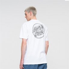 triko SANTA CRUZ - Alive Dot T-Shirt White (WHITE)