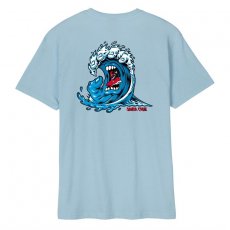 triko SANTA CRUZ - Screaming Wave T-Shirt Sky Blue (SKY BLUE)