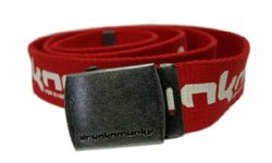 Drunknmunky pásek text webbing