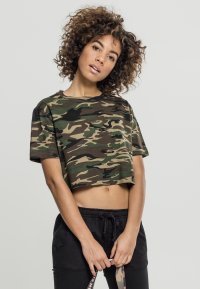 Urban Classics Short Tee Wood Camo - 456524