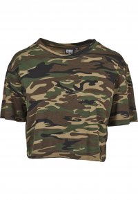 Urban Classics Short Tee Wood Camo - 456525