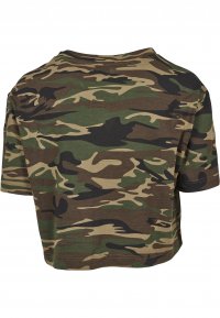 Urban Classics Short Tee Wood Camo - 456526