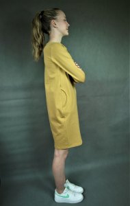 Dámské šaty Patricia in Mustard - 582406