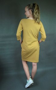 Dámské šaty Patricia in Mustard - 582407