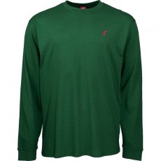 triko SANTA CRUZ - Missing Dot L/S T-Shirt Evergreen (EVERGREEN)