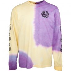 triko SANTA CRUZ - Mako L/S T-Shirt Yellow/Purple Fold Dye (YELLOW-PURPLE FOLD D)