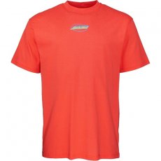 triko SANTA CRUZ - Cosmic Cat Strip T-Shirt Hot Coral (HOT CORAL)
