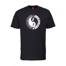 triko SANTA CRUZ - Scream Ying Yang T-Shirt Black (BLACK)