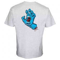triko SANTA CRUZ - Screaming Hand Chest T-Shirt Athletic Heather (ATHLETIC HEATHER2564)