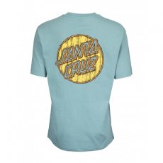 triko SANTA CRUZ - Tiki Dot T-Shirt Turquoise (TURQUOISE)