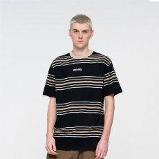 triko SANTA CRUZ - Arch Strip Stripe T-Shirt Black Stripe (BLACK STRIPE)