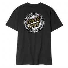 triko SANTA CRUZ - Infinite Ringed Dot T-Shirt Black  (BLACK )