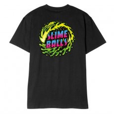 triko SANTA CRUZ - Slime Wave T-Shirt Black  (BLACK )