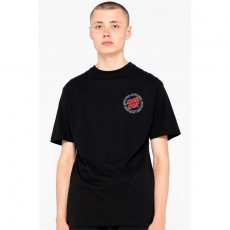 triko SANTA CRUZ - Hollow Ring Dot T-Shirt Black (BLACK)