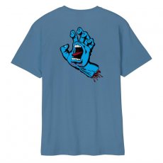 triko SANTA CRUZ - Screaming Hand Chest T-Shirt Dusty Blue (DUSTY BLUE)