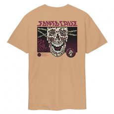 triko SANTA CRUZ - Toxic Skull T-Shirt Taupe (TAUPE)
