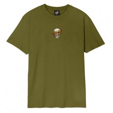 triko SANTA CRUZ - Dressen Skull Dot Front T-Shirt Sea Kelp (SEA KELP)
