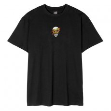 triko SANTA CRUZ - Dressen Skull Dot Front T-Shirt Black (BLACK)