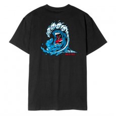 triko SANTA CRUZ - Screaming Wave T-Shirt Black (BLACK)