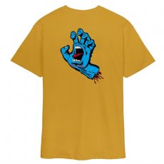 triko SANTA CRUZ - Screaming Hand Chest T-Shirt Old Gold (OLD GOLD)