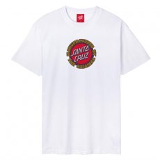 triko SANTA CRUZ - Speed MFG Dot Front T-Shirt White (WHITE)