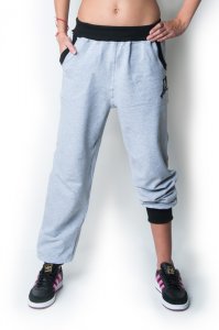 Dámské hip hop tepláky Patrcia Luv grey - 141594