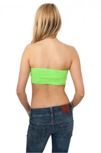 Urban Classics top Bandeau Top Neon Green - 175806